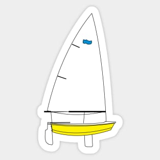 Sabot Sailboat Sticker